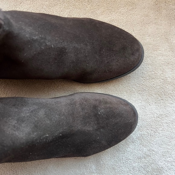 Chinese Laundry Radiance Brown Suede Stretch Over The Knee Boots Women 7 37.5 - Picture 5 of 16